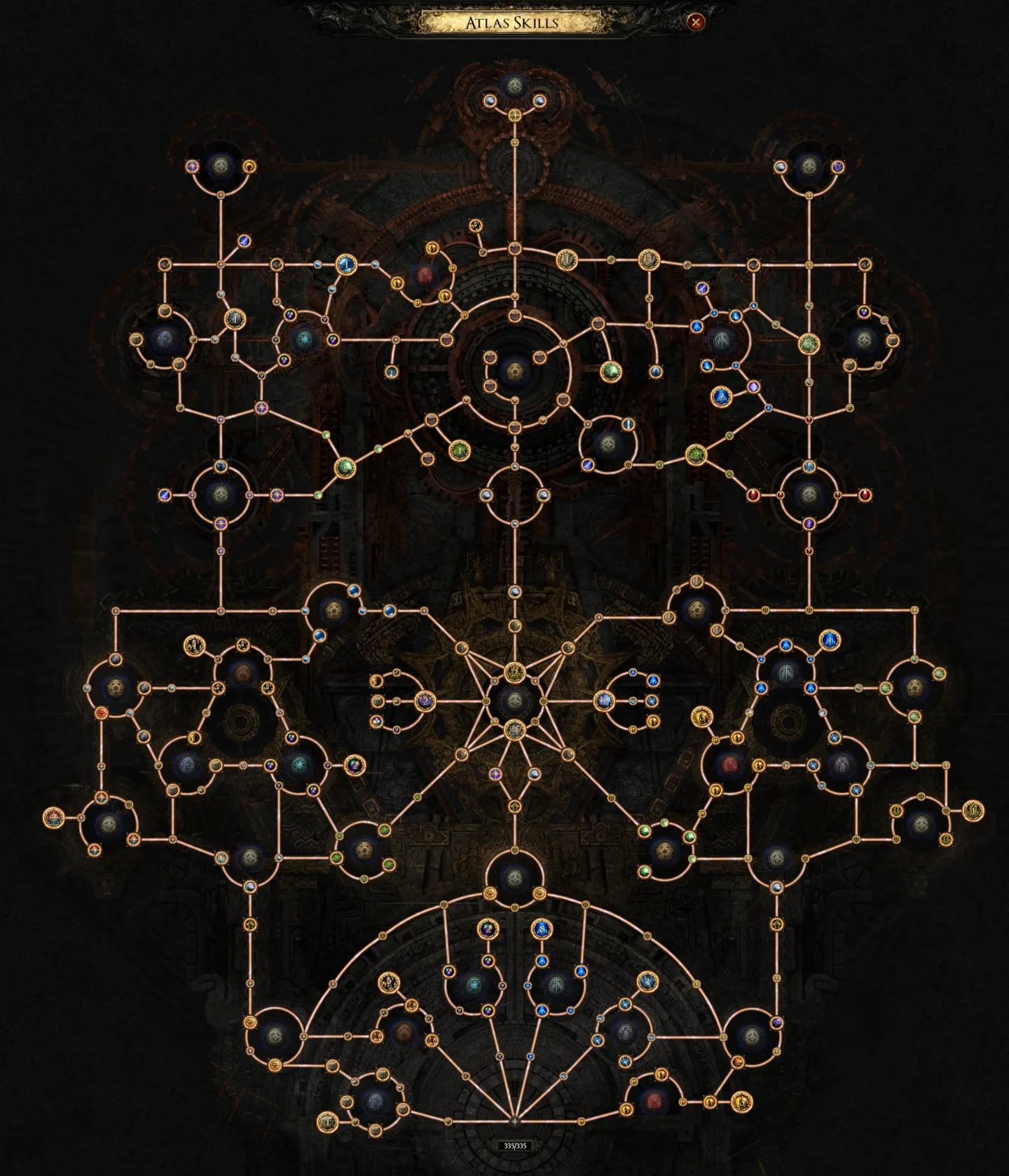 Toàn cảnh cây Atlas Passive Tree của Path of Exile 2