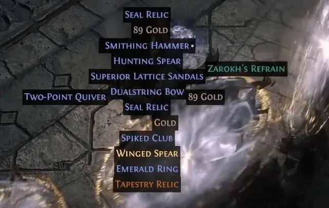 Nguồn rơi của Lineage Support Gem